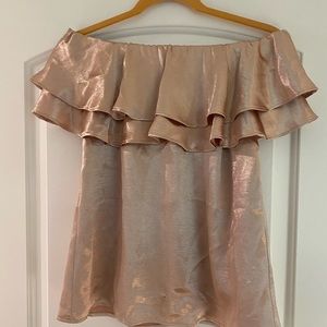New with tags 🏷 Nasty Gal pink satin blouse